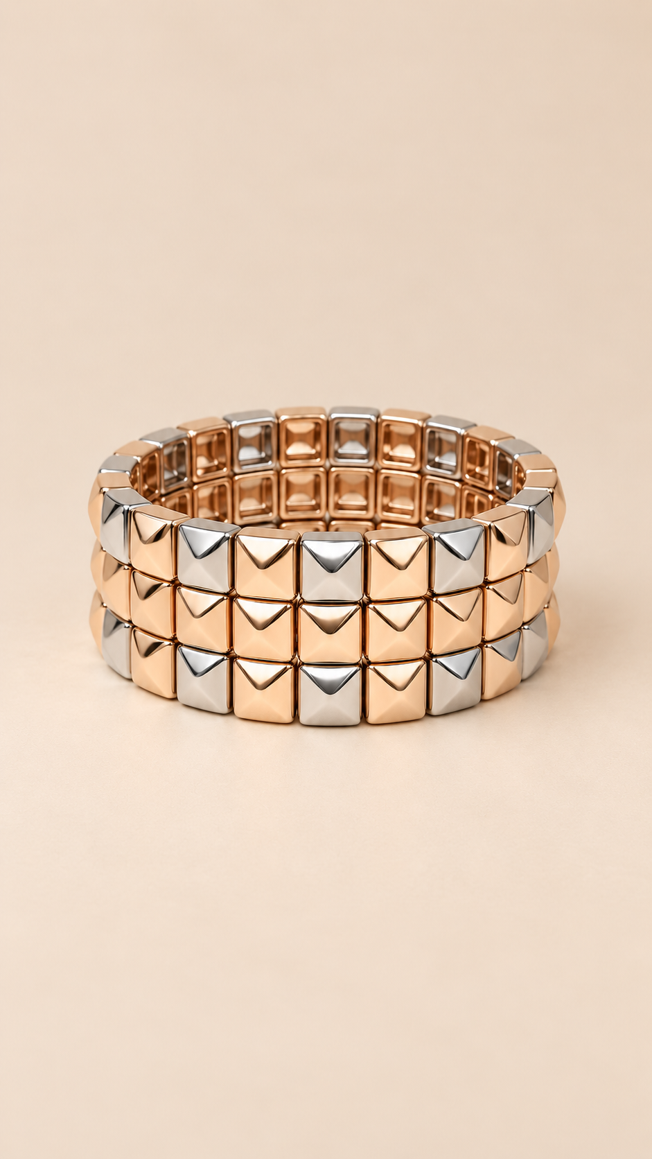 Metallic light Luxe Stack