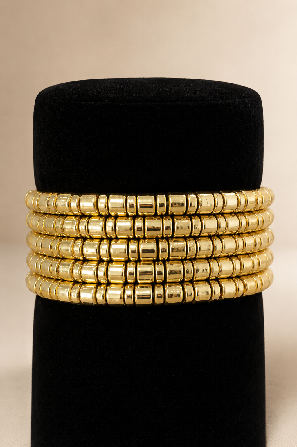 Yellow Gold Bracelet Set