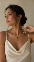 Noir Drop Necklace