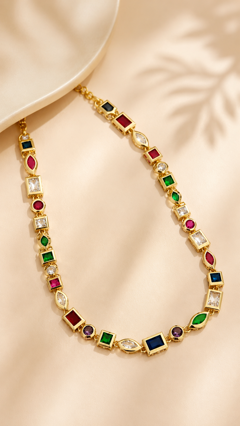 Multi-Shape colorful necklace