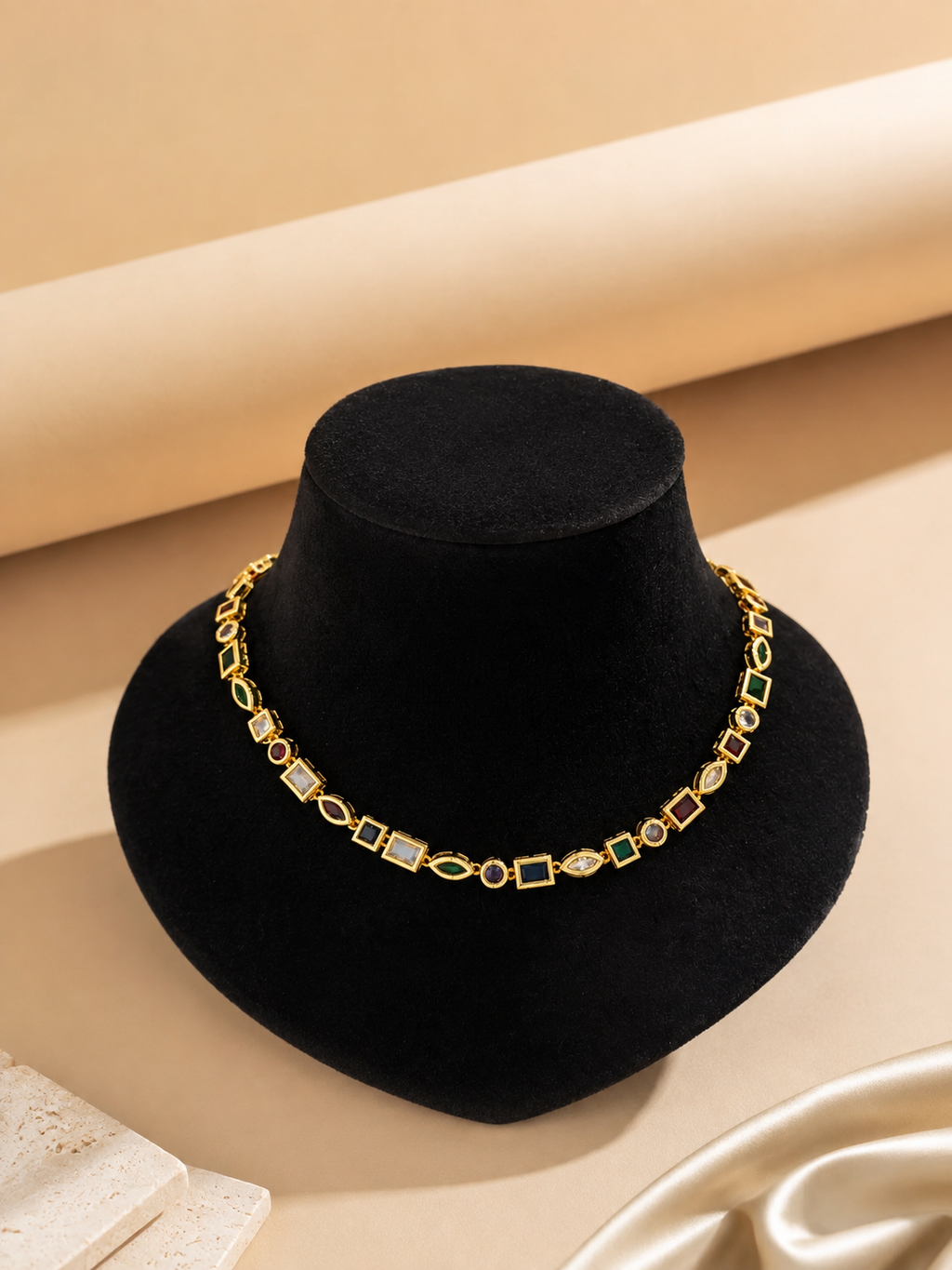 Multi-Shape colorful necklace