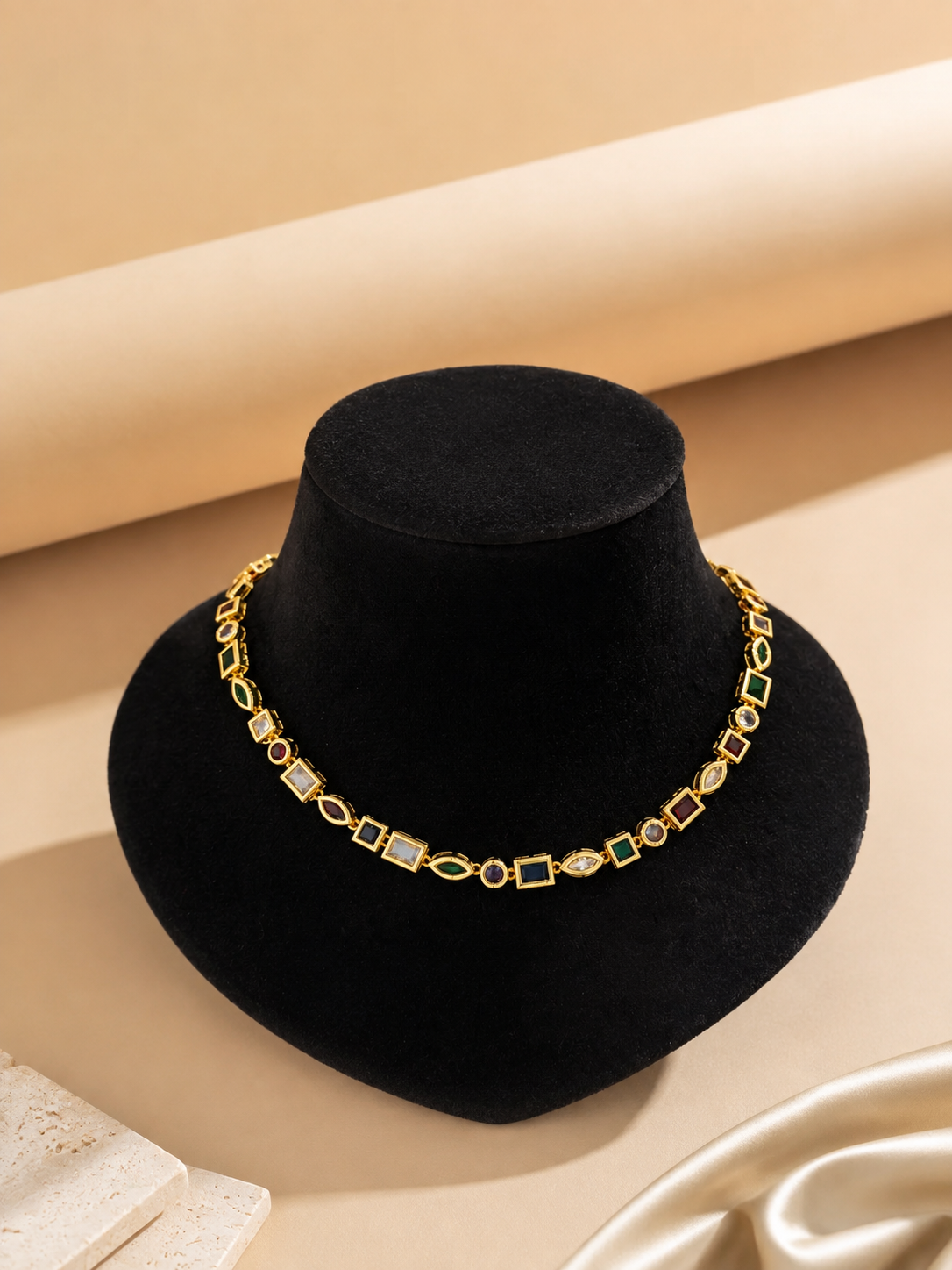 Multi-Shape colorful necklace