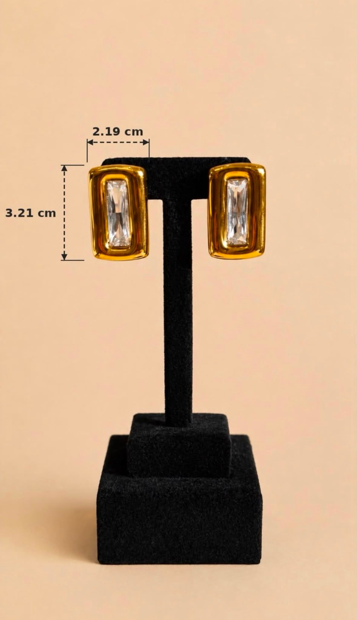 Baguette Frame Studs
