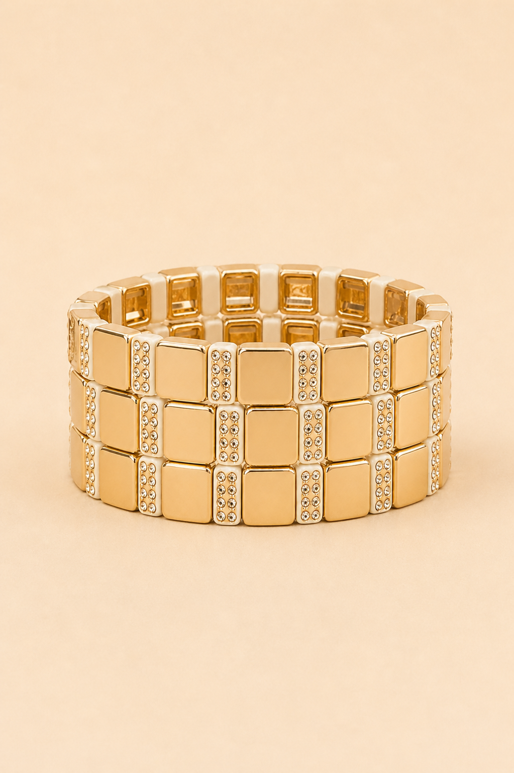 Cream & Gold blocks