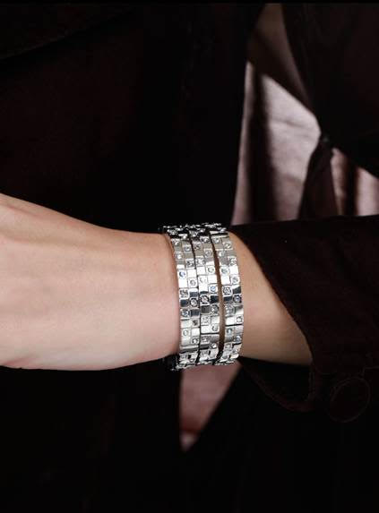 Silver Crystal Stack